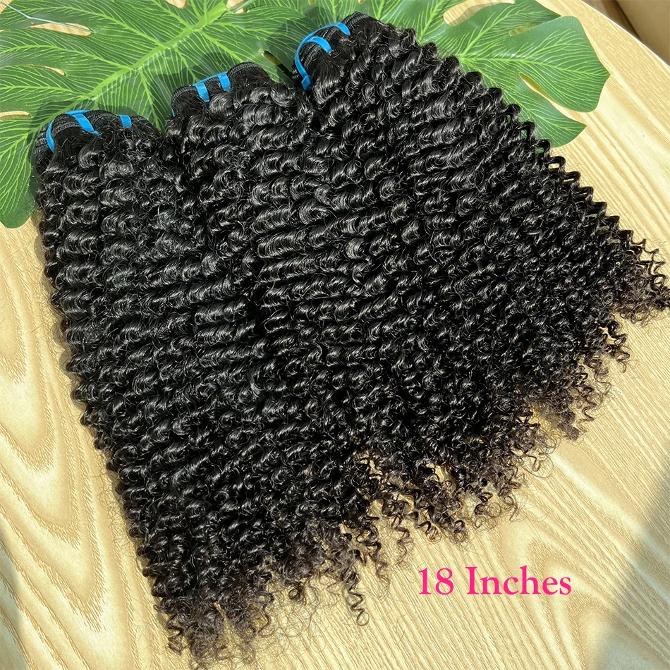 Yiwigs 15A Grade Kinky Curly 100% Vietnamese Raw Hair Bundles 10-30 inches Black Hair Weave Extensions