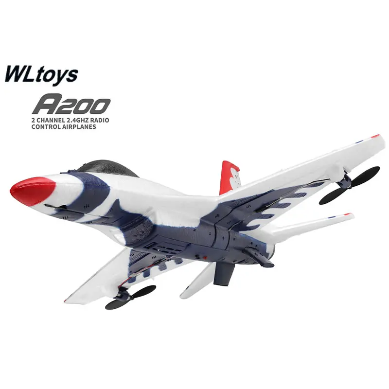 Wltoys WL XK A200 RC aereo F-16B Drone ala fissa EPP schiuma telecomando aereo aereo da combattimento bambini ragazzo giocattoli regalo per bambini