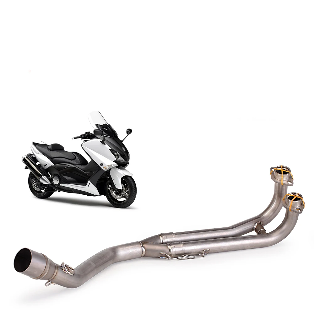 Motorcycle middle link pipe, Original, complete exhaust system for motorcycle, middle link pipe for T-MAX350, T-MAX500，2008-2016