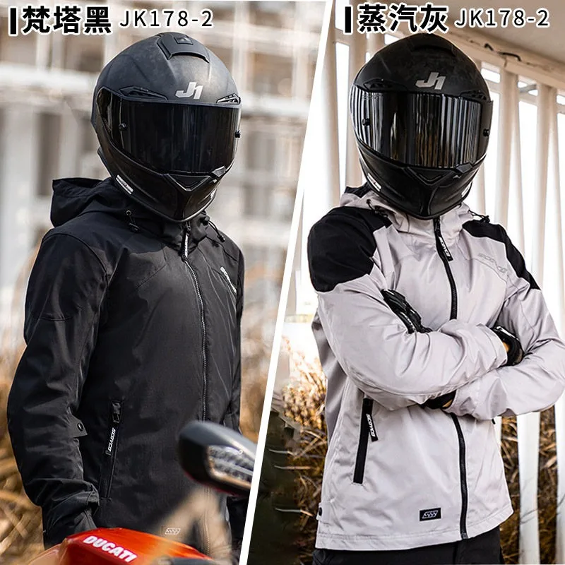 Scoyco Motorcycle Riding Suit Autumn Winter Set Waterproof Warm Anti-fall Motorcycle Jacket Protective Knight Coat For Men Women