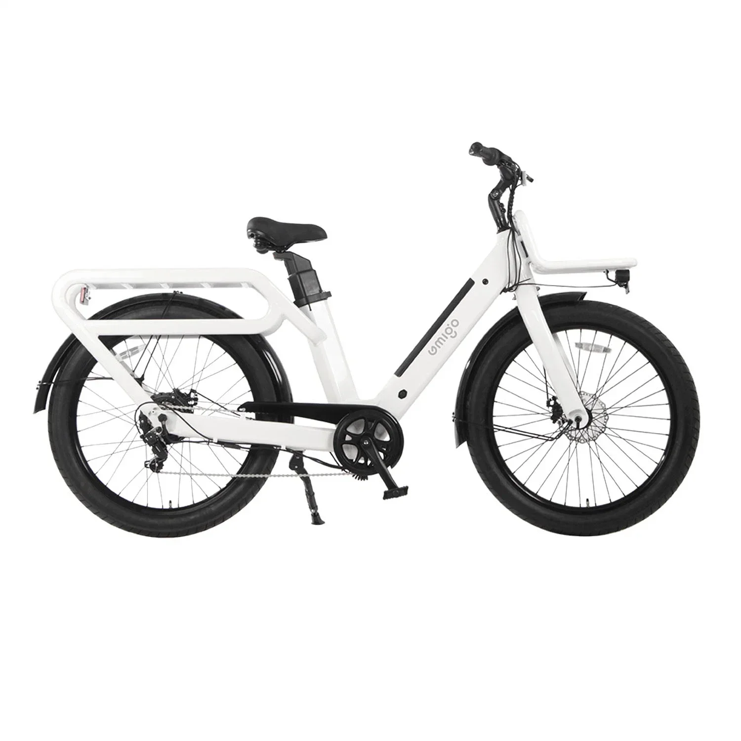 48V 27ah Electric Bike 500W Big Power Electric Bicycle Delivery Two Batteries Fat Tire Cargo Bike