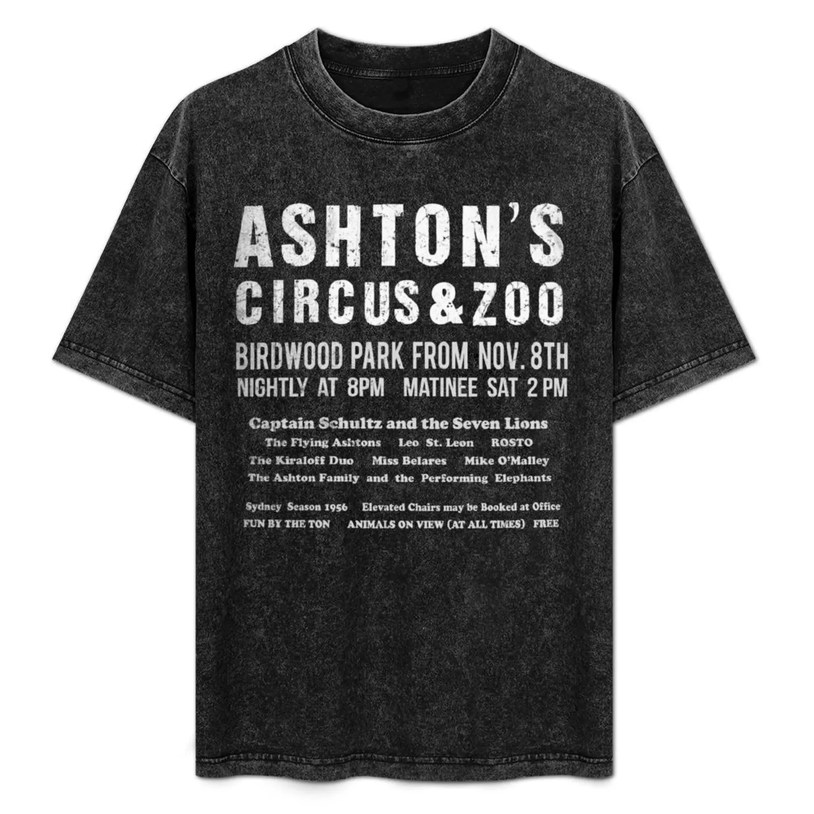 ASHTONS CIRCUS T-Shirt Plus Size Gym Sports T-Shirt