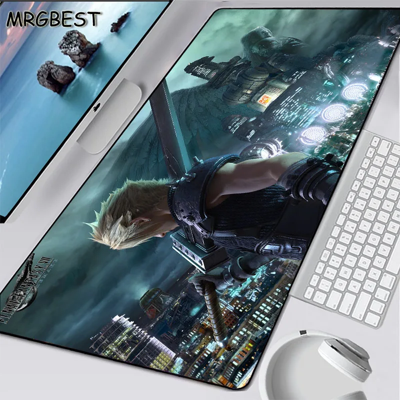 MRGBEST فاينل فانتاسي كبير RGB LED ماوس الوسادة لوحة المفاتيح الكمبيوتر مكتب منصات اللون سطح سجادة مقاومة للماء متعدد الحجم CS دوتا Gamer