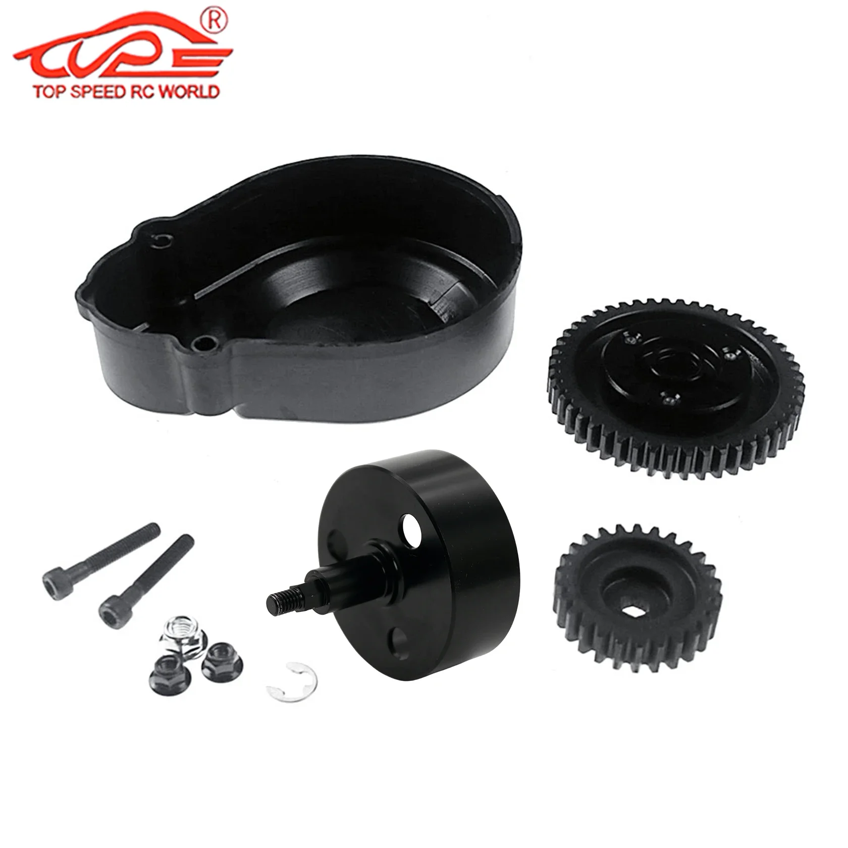 Metal Super High Speed Gear Kit 48T/26T or With One-piece Clutch Cup for 1/5 HPI ROVAN ROFUN KM BAJA 5B 5T 5SC TRUCK Rc Parts