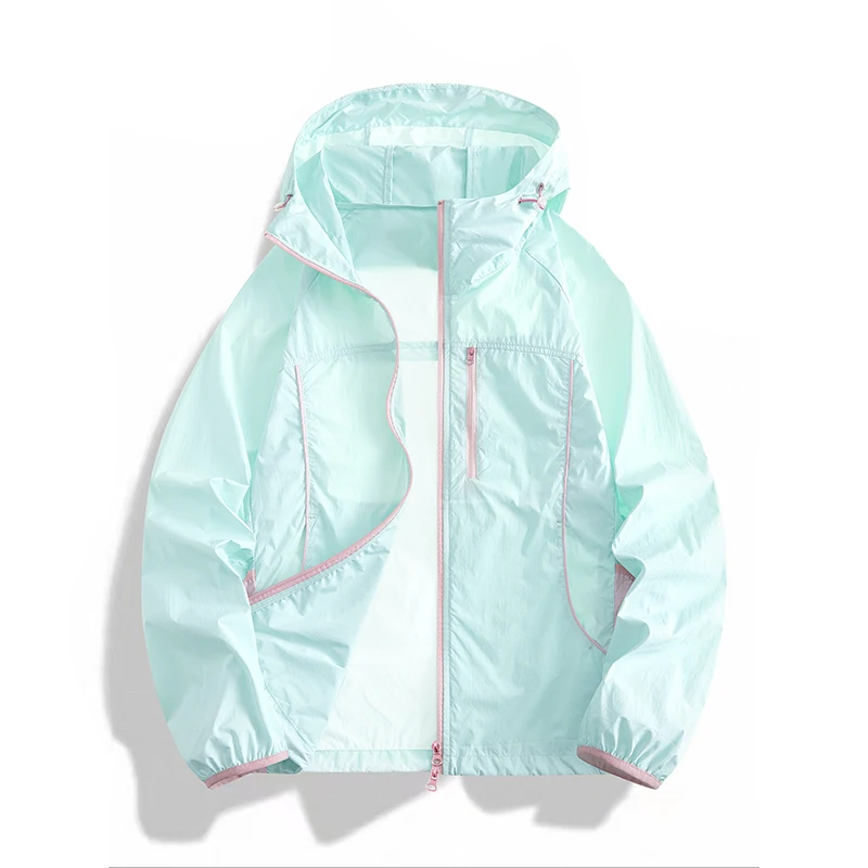 UV Sun Protection Clothing Men's Jackets and Light Coats 2026 Summer Casual Hiking Outdoor Long Sleeve Unisex Skin Hooded Jacket