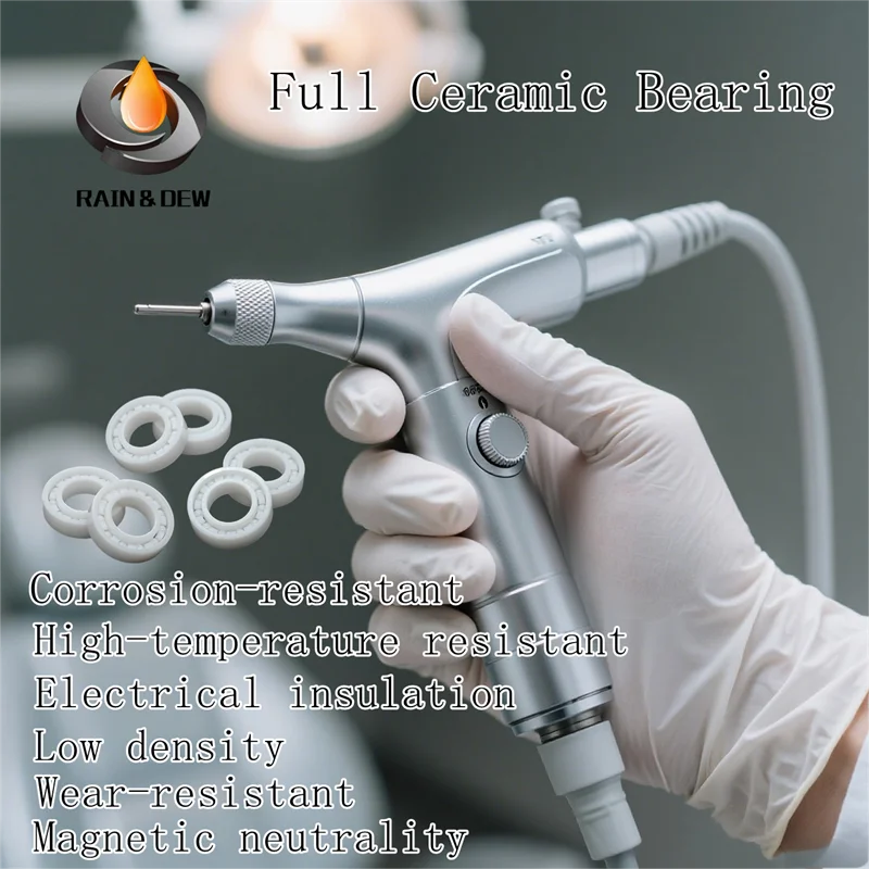 1PCS Zirconia Ceramic Bearings ABEC-9 Full Ceramic Bearing 6000 6001 6002 6003 6004 6005 CE 6200 6201 6202 6203 6204 6205 CE
