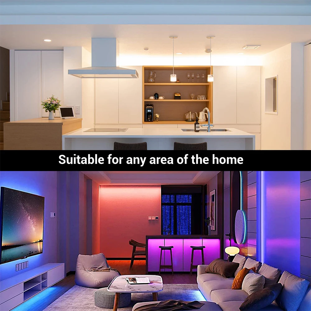 LED strip light RGB APP control 24/44 key color changing light room decoration Bluetooth TV 3535RGB remote control mode