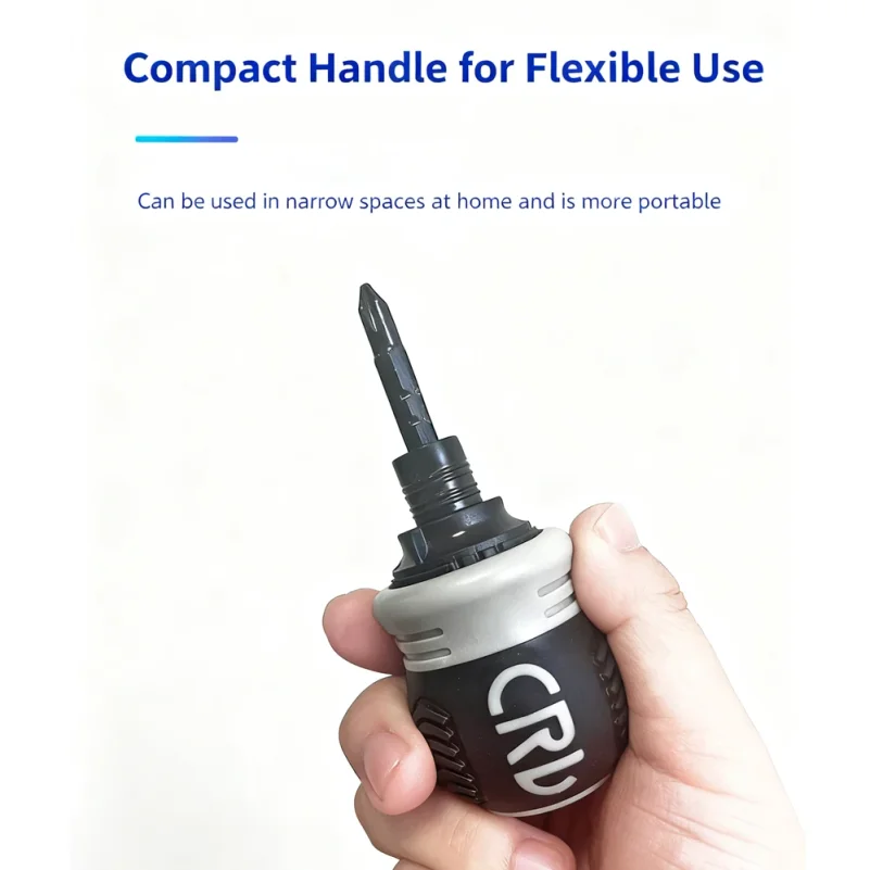 Ratchet Screwdriver Set Short Shaped Radish Head High Hardness Labor-saving Multi-functional Dual-purpose