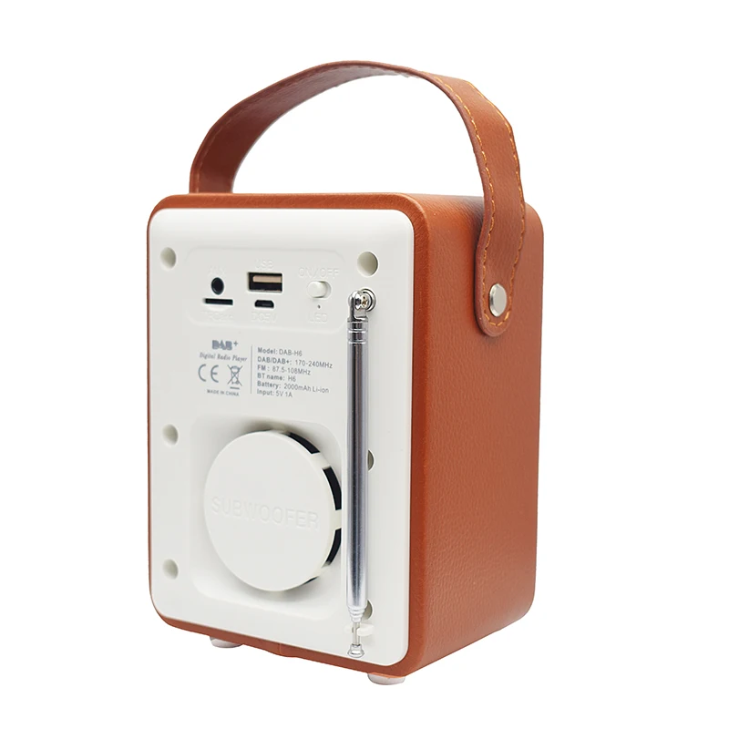 Griff Blue Tooth Wireless Lautsprecher FM DAB+ Digitaler Radioempfänger mit USB/TF/MP3-Player