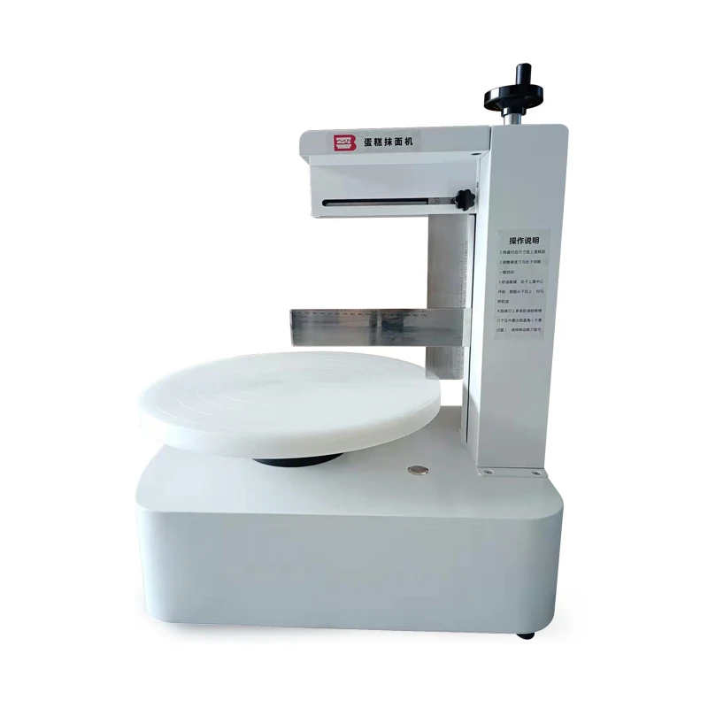 Semi-automatic butter smoothing machine baking and cake shop buttering machine equipment 4-12 inch cake creaming equipment
