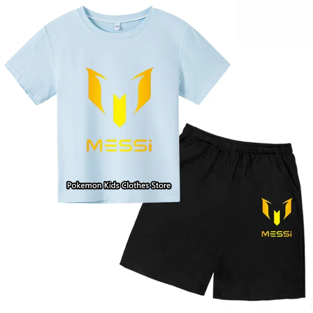 Mexi Tshirt Set Kids Boys Clothing Children's Summer Casual Short-sleeved Personalized T-shirt Black Tops for Boys and Girls