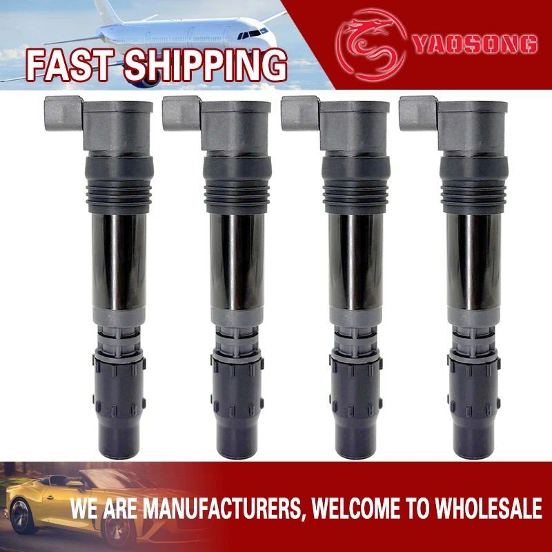 

4PCS 129700-3881 30700-MBW-611 Ignition Coil For Honda CBR600F CBR600FS CBR600FR CBR900RR CBR900RE CBR929RE CBR929RR CBR954RR
