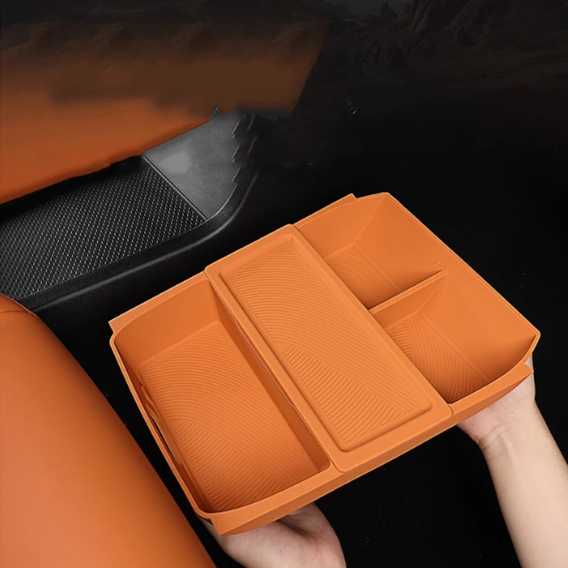 

For Haval Raptor 2025 2026 Silicone Pad Storage Box Under The Central Control Anti Slip Decorative Parts Storing Items
