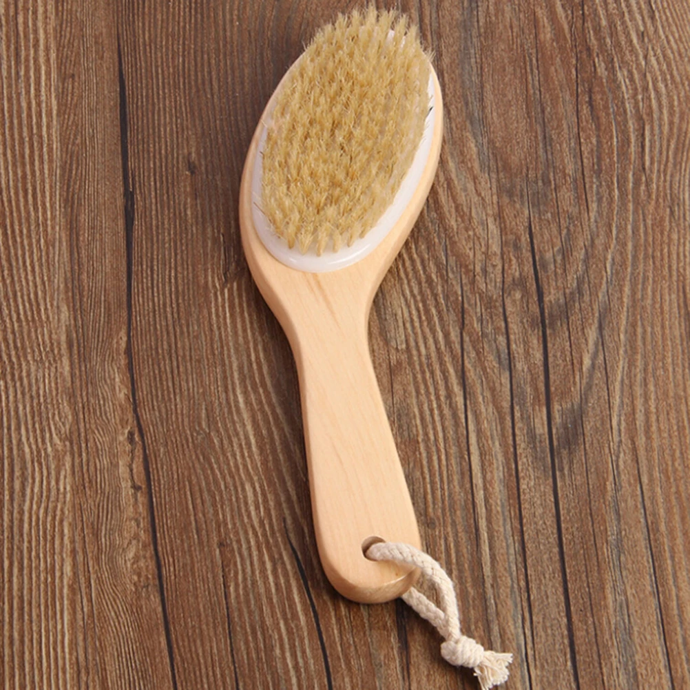 1PC Full Body Natural Bristle Dry Skin Exfoliation Brush Detox Fight Cellulite Tool Bathroom Shower Brush Tool Dropshipping