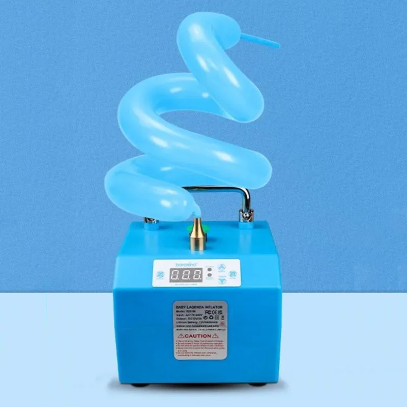 Electric Long Strip Airbag Inflation Pump With Timer Foot Switch Multi Function Portable Magic Balloon Inflator B231M