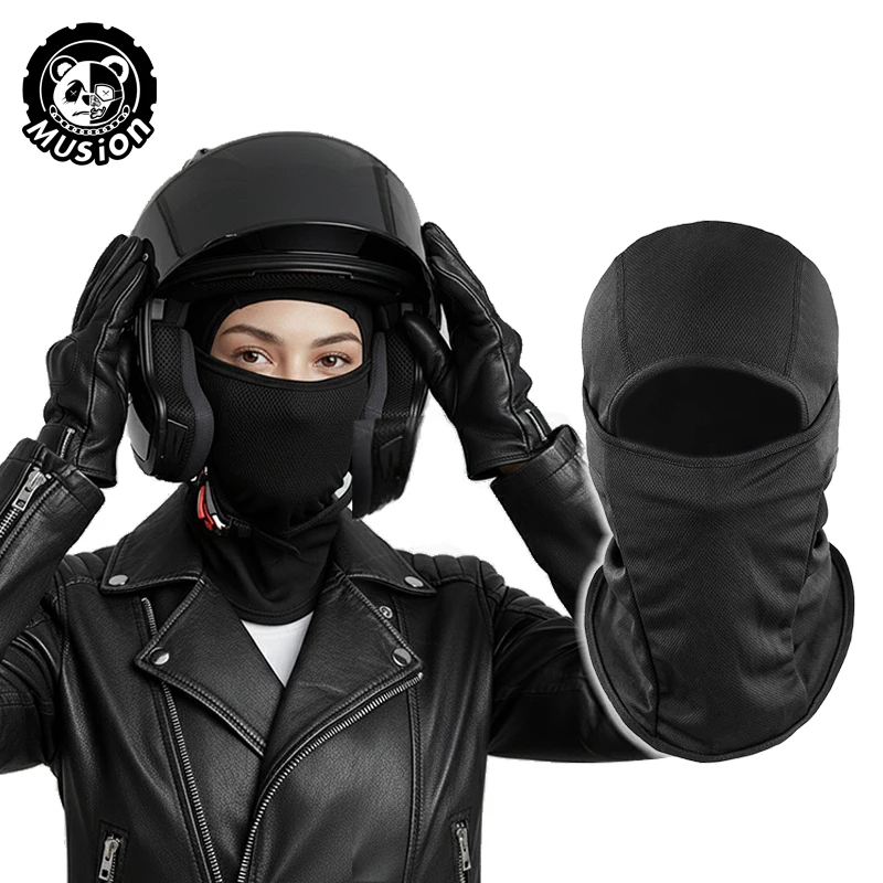 Musion Balaclava Women's Cycling Face Mask Windproof Dustproof  Sunscreen Four Season Multi Functional One Piece Headscarf Scarf