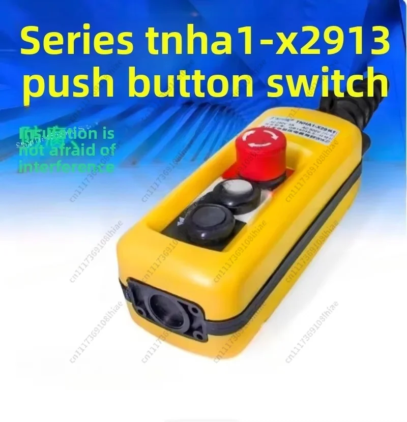 Overhead Hoist Controller, Heavy Duty Replacement PartXAC-A2913 A2713 2813 Crane Push Button Switch, Single/Dual Speed