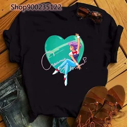 Kawaii Magic Angel T Shirt Women Printing Creamy Mami Tshirts Girls Casual Cartoon Graphic Summer Tees Tops Korea Clothing