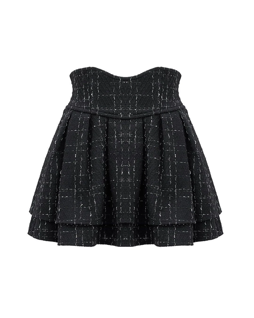 

Loose High Waist Elegant All-match Skirts Sweet Ball Gown Preppy Style Faldas Japanese Minority Plaid Slim Waist Fashion Skirt