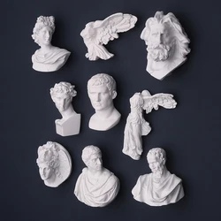 Nordic Statue Refrigerator Magnetic Head Art Creative Iron-absorbing Stone Plaster Sculpture Xiaowei Venus Magnetic Sticker