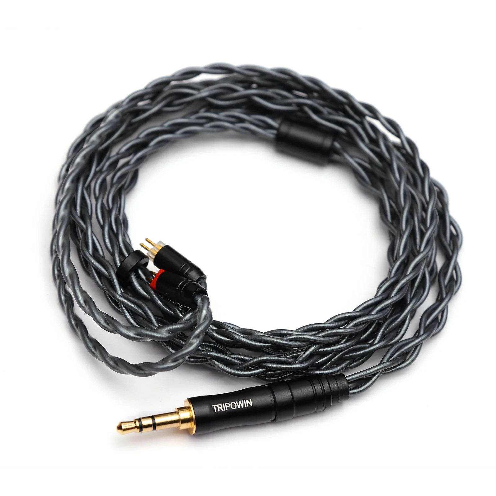 

Tripowin Noire Earphone Cable 4Core 24AWG OCC Upgraded HiFi Audio Detachable 3-in-1 2.5mm/3.5mm/4.4mm Plug for Audiophile IEMs