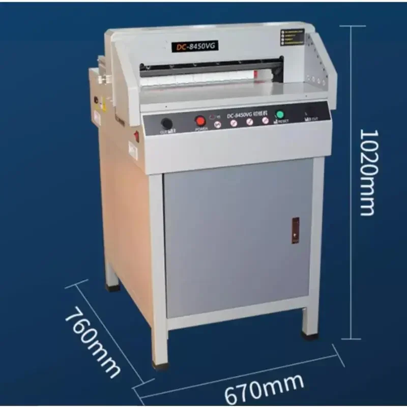Hot Sale DC-8450VG Electric Paper Cutter Tenderdocuments Books Thick Layer Paper Cutter Paper Cutter