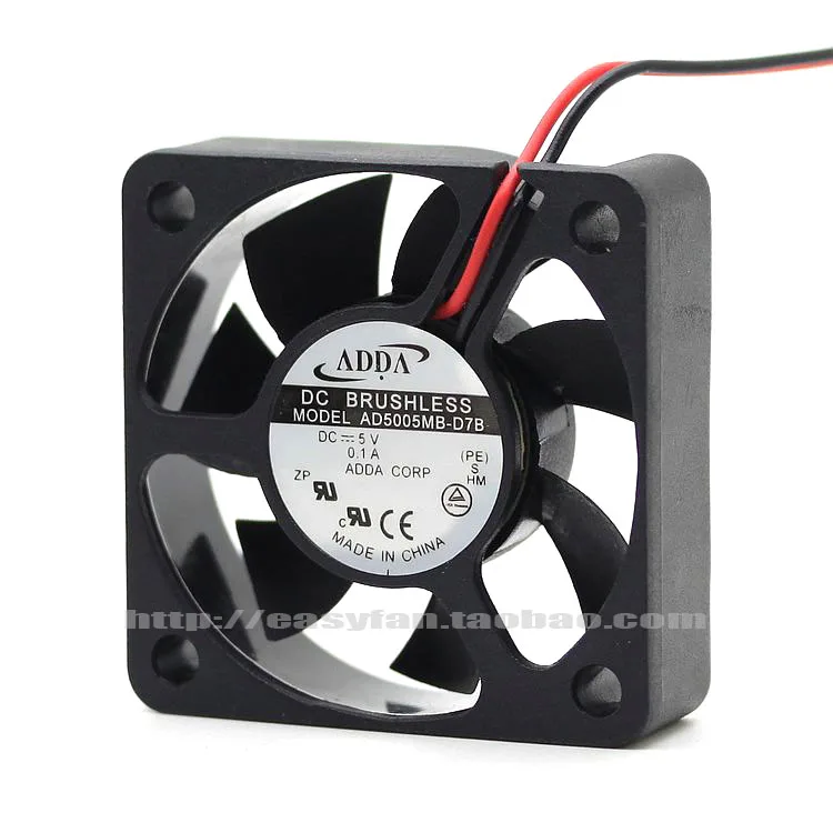JFG ForADDA AD5005MB-D7B 5015 5CM Silence 5V 0.1A Cooling Fan