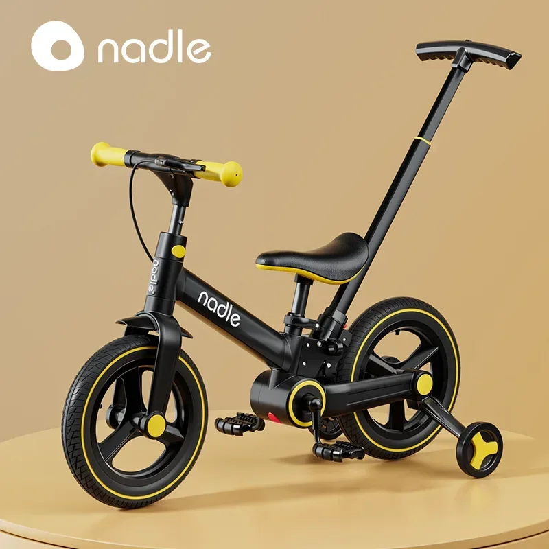 

Nadle Children's Bicycle Balance Bike 2-in-1 Multi Functional Foldable Baby Bicycle Sliding Bike