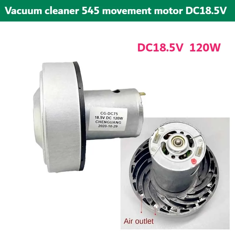 Wentylator turbodoładowania silnika Micro 545 DC18.5V 120W o dużej mocy do odkurzacza ręcznego