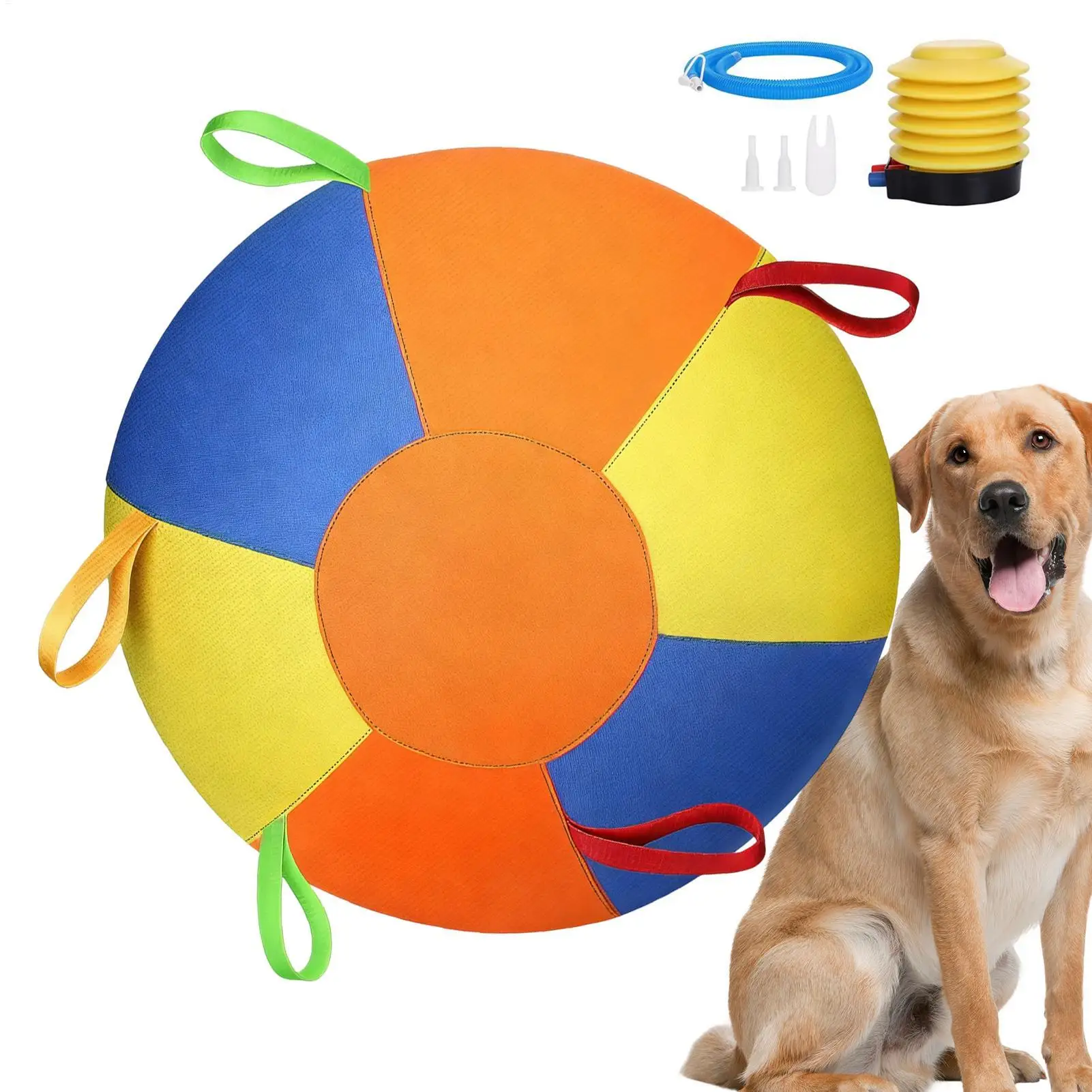 NEW Dog Herding Ball Interactive Calming Pet Supplies Small Dog Calming Ball Herding Toys for Outdoor Yard Water Pool Puppy Play view 2