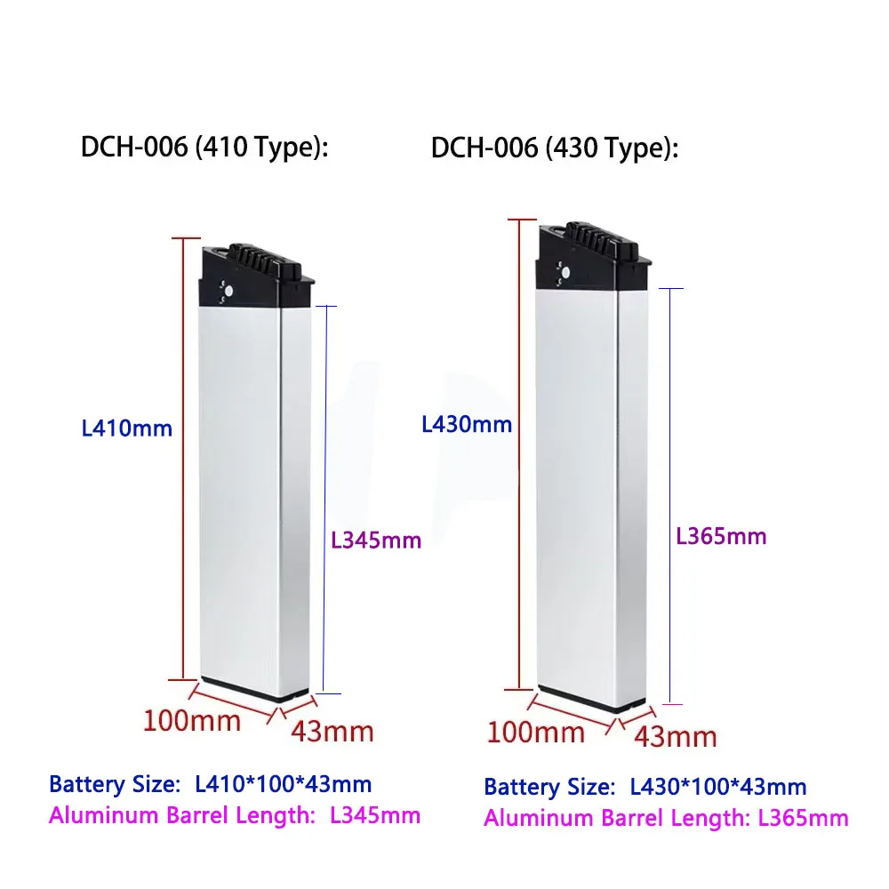 Replacement For ADO A20 A20F MATE City BIKE Fiido M1 Battery 36V 10.4Ah 13Ah 17.5Ah Amp Electric Bike Batteries