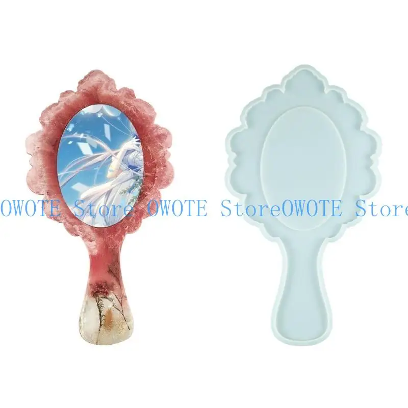 

652F Sturdy Silicone Mould To Craft Glass Ornaments Portable Accessory for Candle Making and Plaster Craft Supplies
