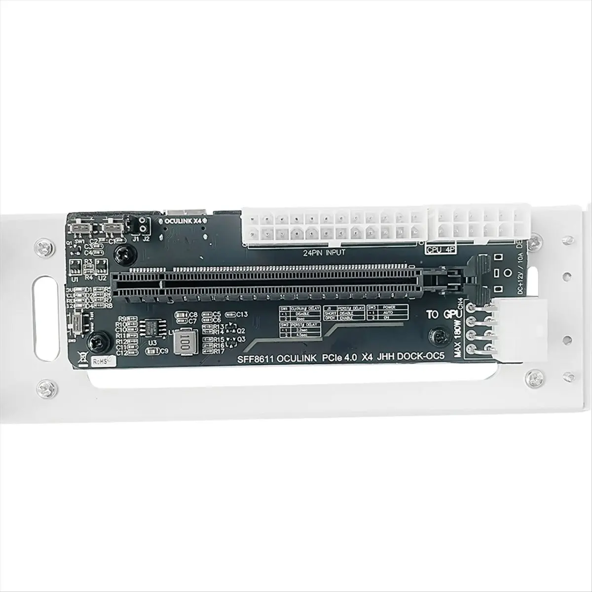 ABGZ SFF 8611 Oculink M.2 External Graphics Card GPU Holder Dock PCIe 4.0 X4 Notebook GDP NUC Adapter Card