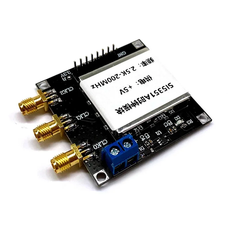 

News 2.5K-200Mhz SI5351 Clock Signal Generator Module High Frequency Square Wave Generator With STM32 TFT Display For DIY