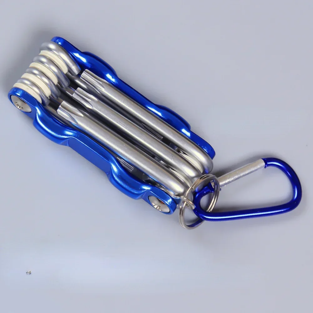 

Портативный набор со складным шестигранным ключом, металлический метрический набор шестигранных ключей, шестигранная отвертка, шестигранный ключ, 1 шт., инструмент