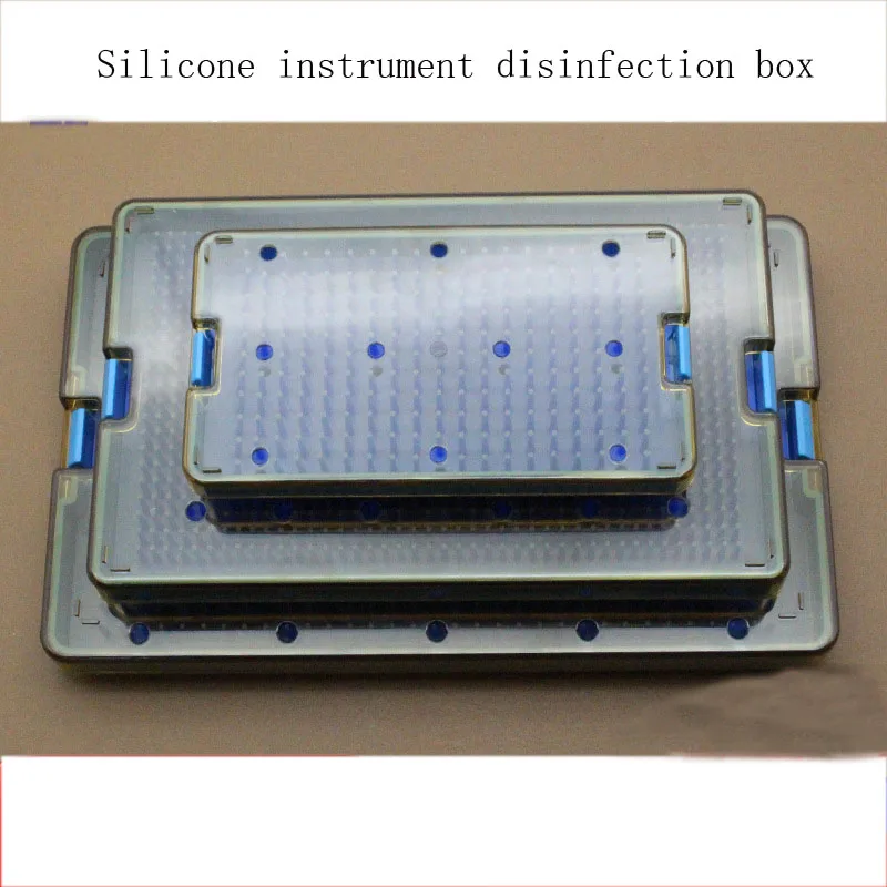 Sterilization box for microinstruments Silicone high temperature autoclave sterilization plastic box for ophthalmic surgery