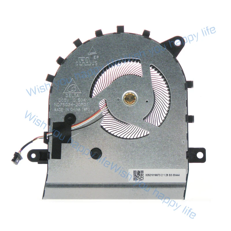 Ventilador de refrigeración de CPU para ASUS ZenBook Flip 15 UM562IA Q508U UX562FA UX562UG Q507IQ