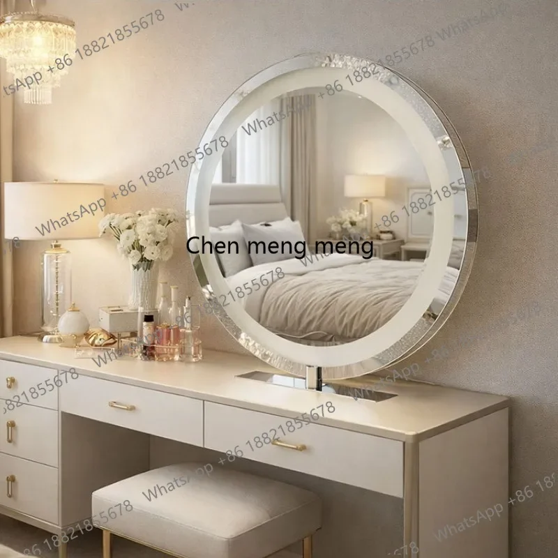 High definition double-sided vanity mirror intelligent led desktop vanity mirror advanced desktop vanity mirrora139