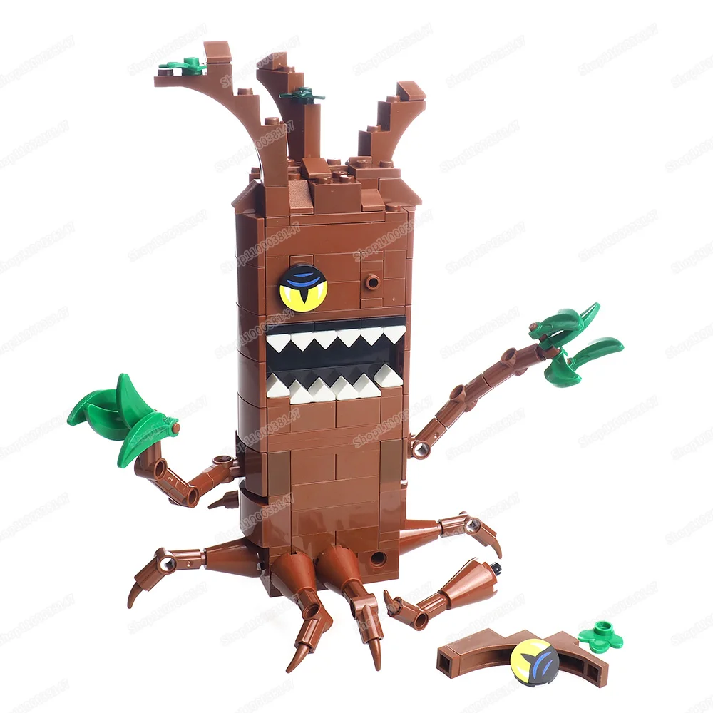 Mutatie Dode Boom Bouwsteen MOC figuren Uitdaging Vermijd Boomwortels Sprong Scène Magische Boom Monster Model Kinderen Geschenken Speelgoed