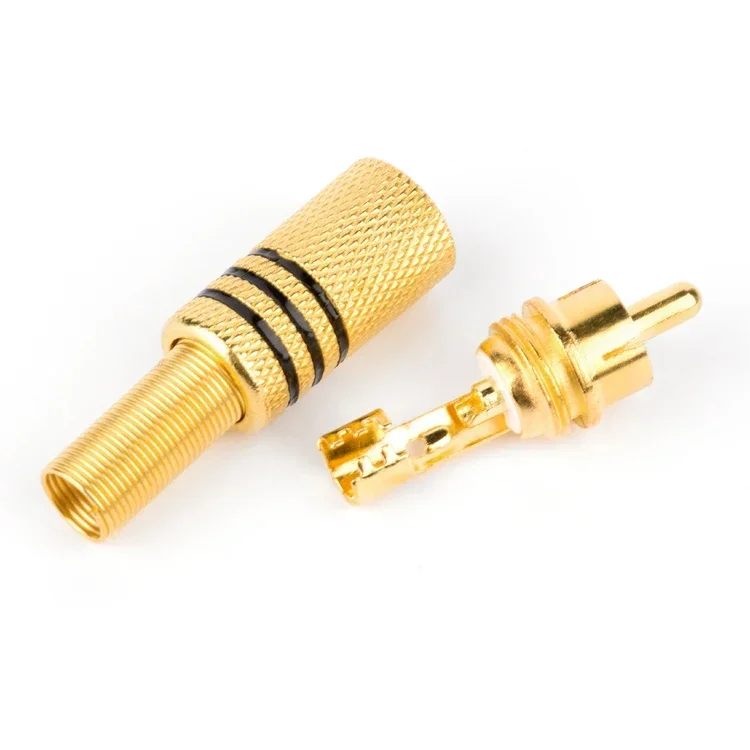 5PCS Lotus Audio Video Laskop Audio Plug rca Audio Head Lotus Plug AV Video Head Lassen