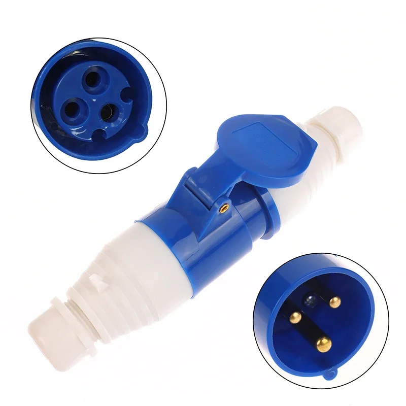 3PIN التيار الكهربائي ربط الموقع محول مأخذ التوصيل 240 فولت 16A قافلة متنقل سيارة اتصال محول القابس المكونات الرئيسية ربط محول الموقع