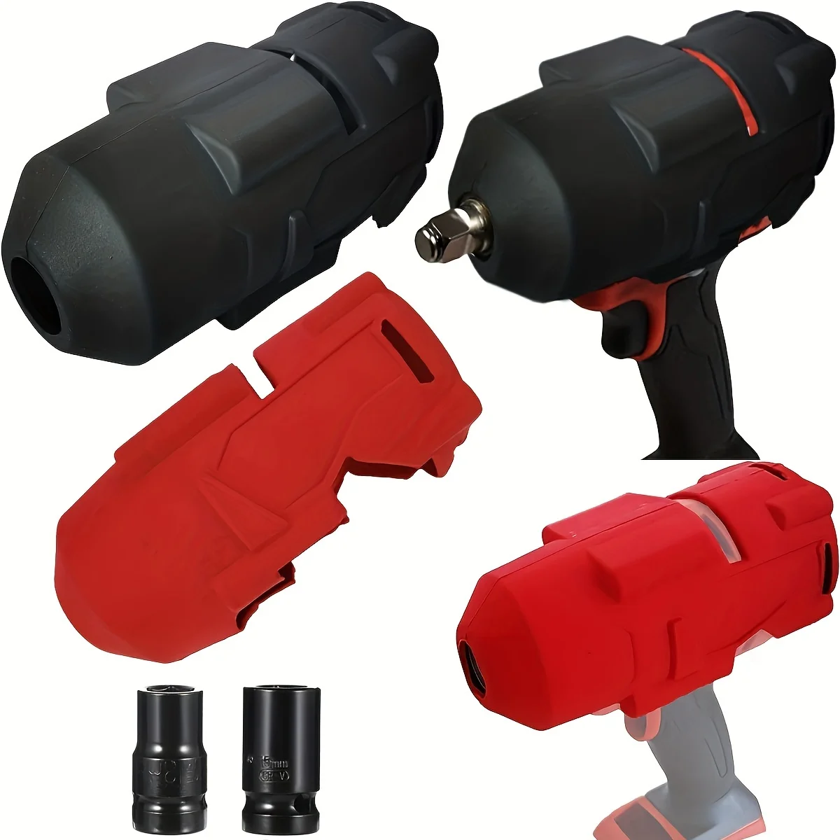 M18 Protective Boot 49-16-2767 High Torque Impact Wrench Boot, Compatible with FUEL 1/2 High Torque Impact Impact sockets