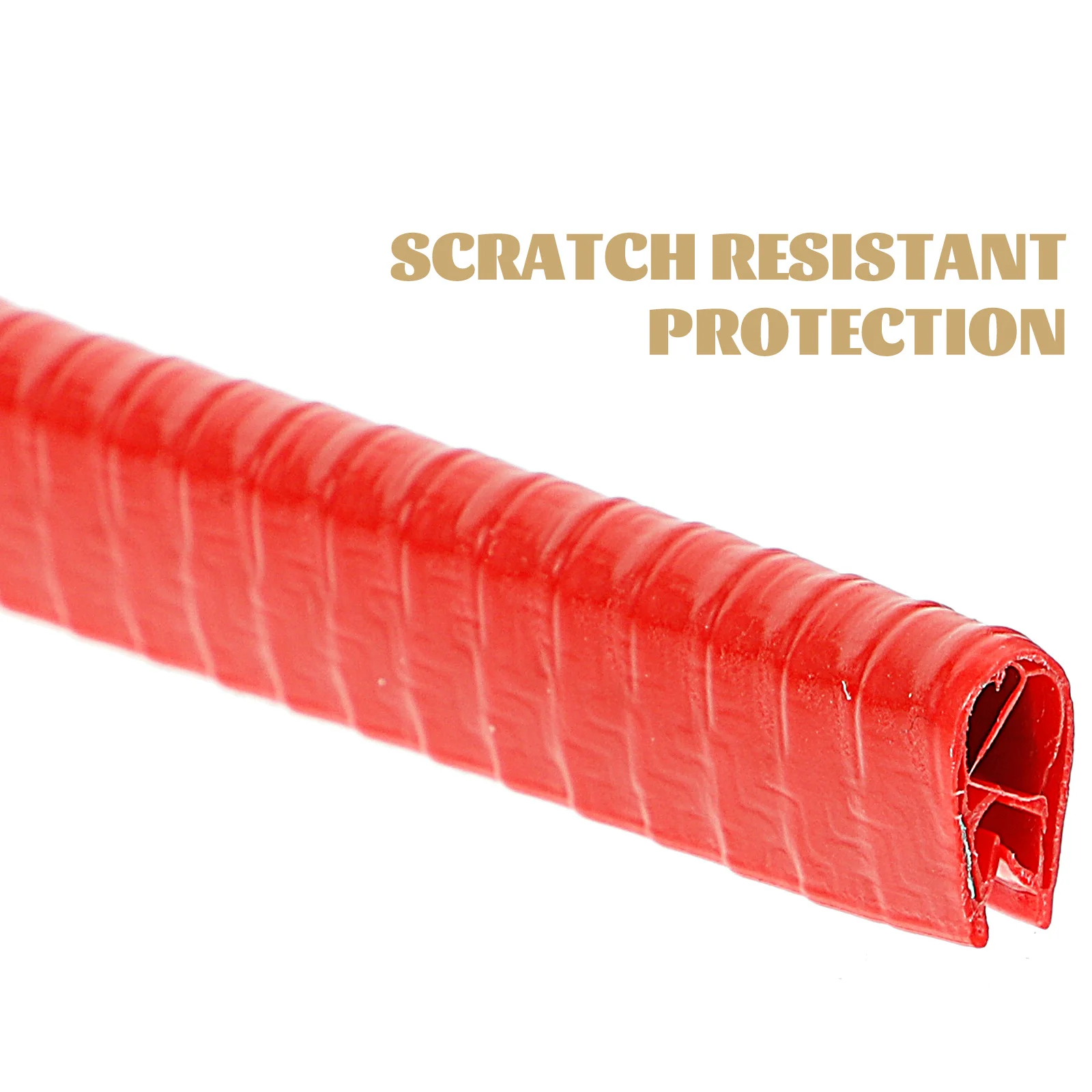 Car Bumper Door Trim Protector Auto Seal Strip Anti-scratch Edges Protective Red Guard