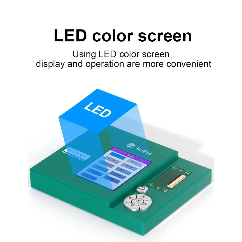 S-UEM2 Tester USBC & EDP Meter EDP Connector Detector Logic Board Motherboard Suitable For Macbook 2016-2020 Repair Tools