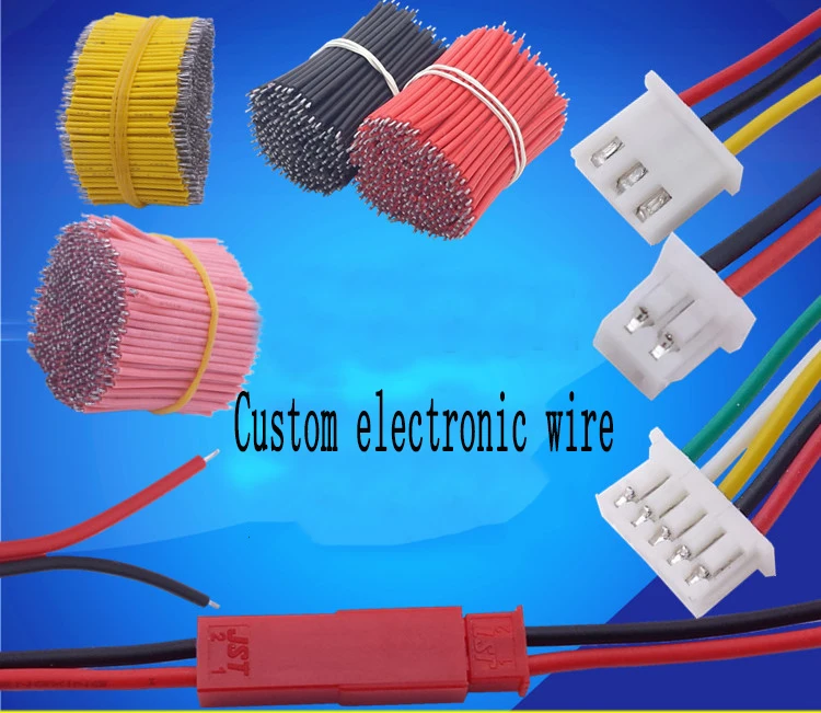 

Custom Electronic Wire LOW moq 1007/1571/1015 PVC electronic wire 3239/3135/silicone wire/high temperature wire PH2.5 XH2.54