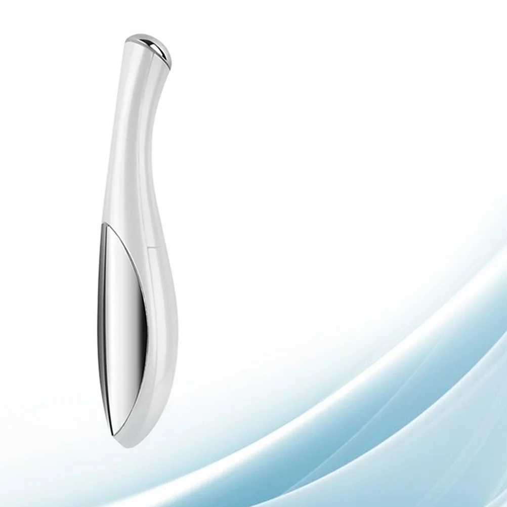 Eye Massager Electric Facial Mini Eye Massage Pen For Wrinkle Reduction Dark Circle Removal Skin Care Device White