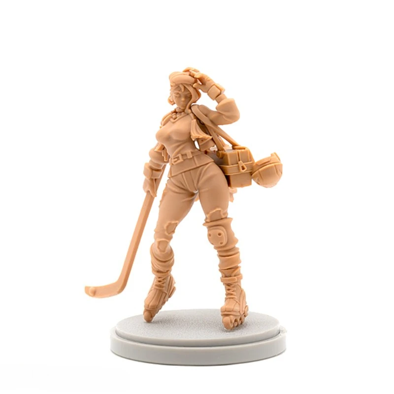 

Special Offer Die-casting Resin Model Kit KD 02 Hockey Players Enforcer Resin White Model Unassembled and Unpainted