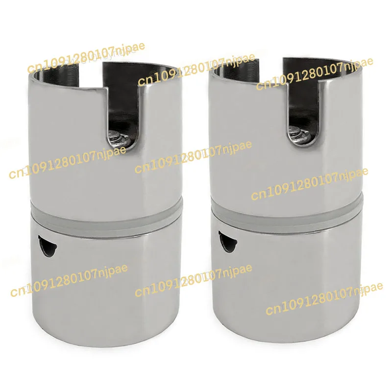 

2 шт., держатель удочки на 360 градусов, вставная поворотная вставка/адаптер, преобразователь удочки из нержавеющей стали 316