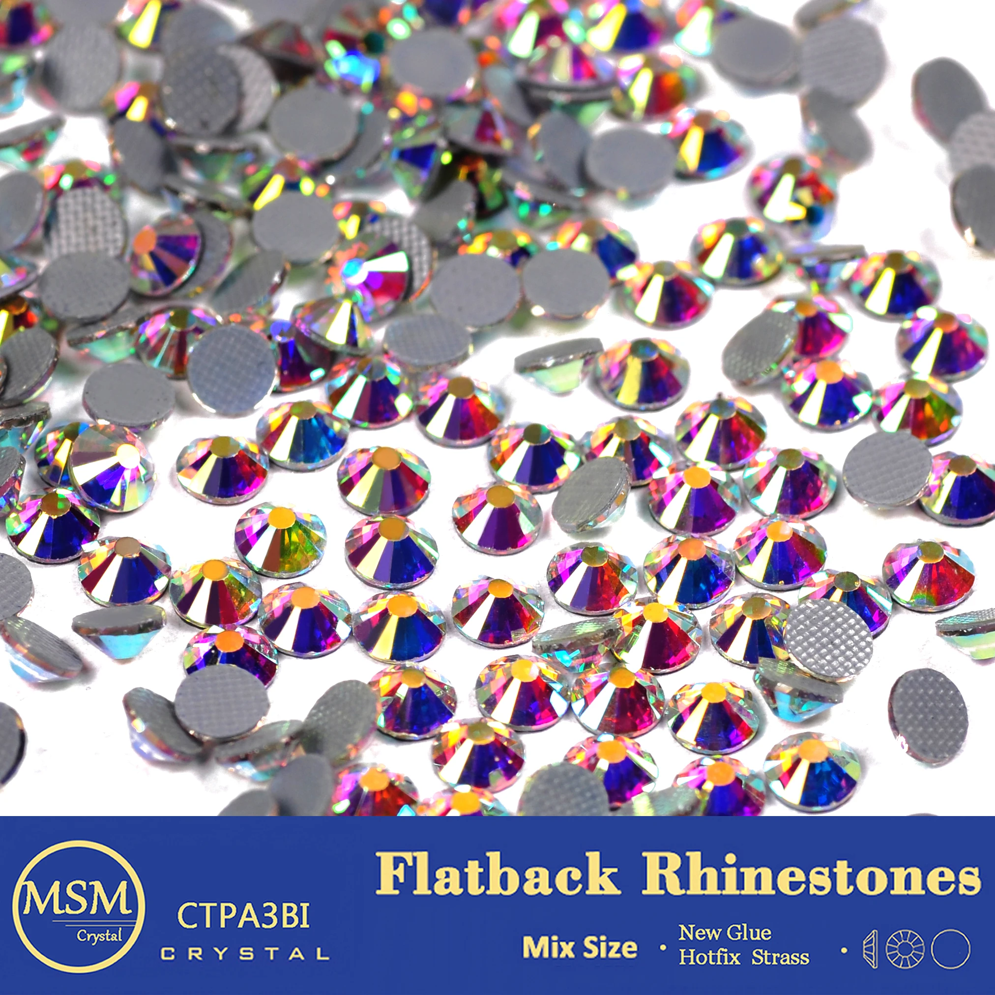 SS16 SS20 SS30 2058HF Czech Hot Fix Rhinestone Crystal AB Round Flat Back Strass Garment Iron On Garment Clothes Rhinestones