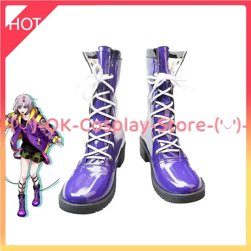 

Ujigawa Shu Cosplay Shoes Game ARGONAVIS from BanG Dream Cosplay PU Leather Shoes Halloween Carnival Boots Props Custom Made